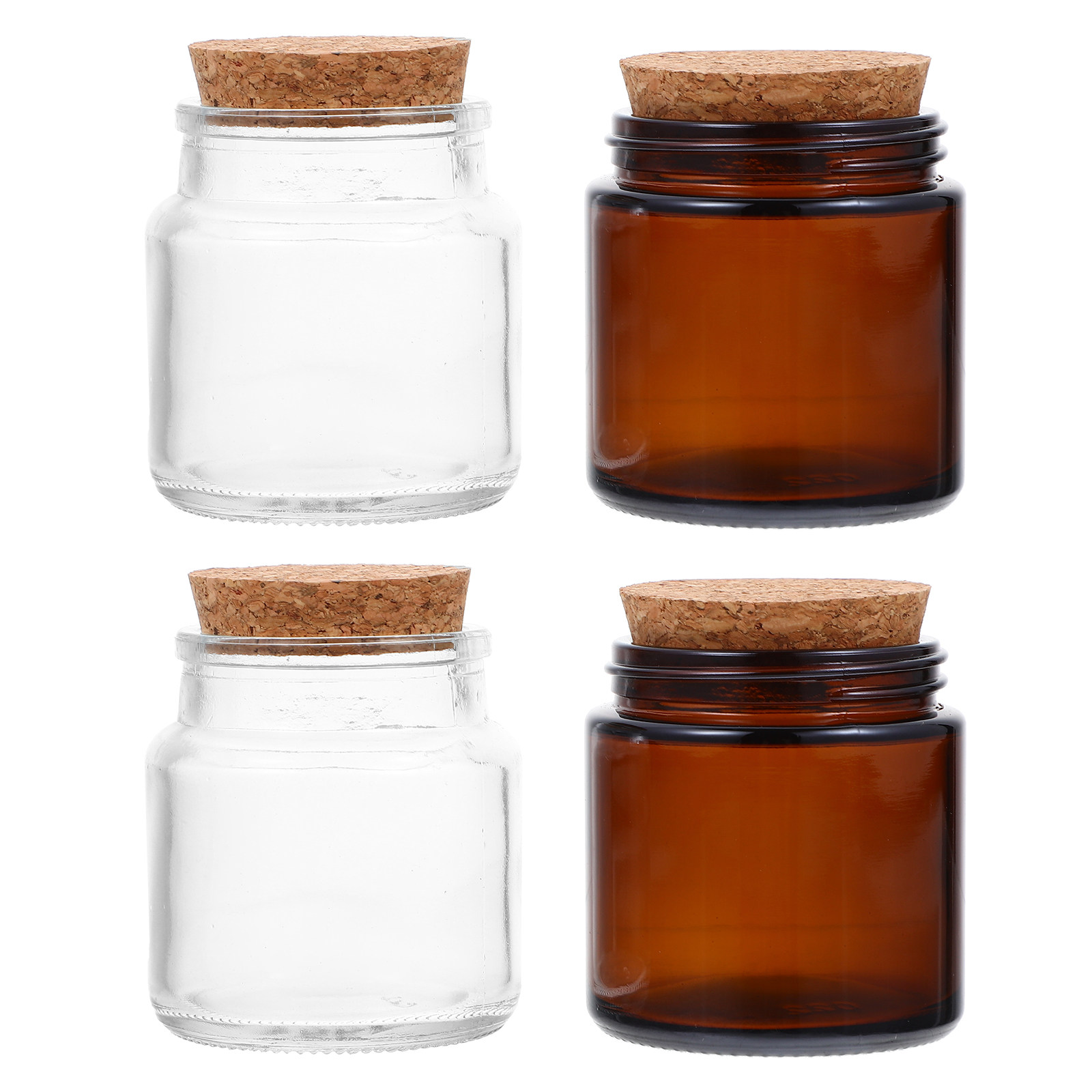 4 pots en verre pour la fabric - Candle Supplies Glass Jars avis et prix