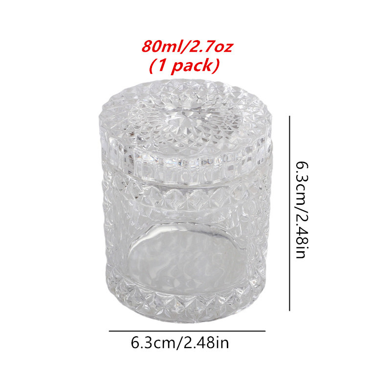 Pot en verre transparent avec  - Candle Supplies Glass Jars avis et prix