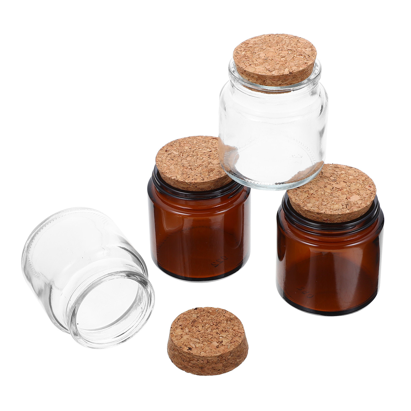 4 pots en verre de qualité sup - Candle Supplies Glass Jars avis et prix