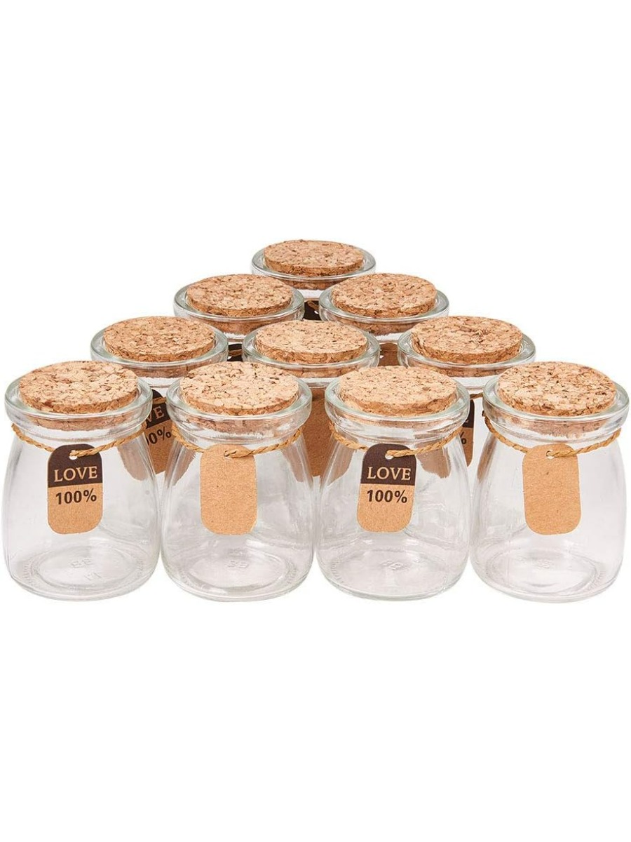 Pots en verre avec liège pour  - Candle Supplies Glass Jars avis et prix